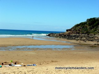 Southern end of beach at campground