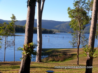 Lake Tinaroo from front porch of our abode