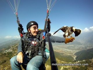 Parahawking in Pokhara