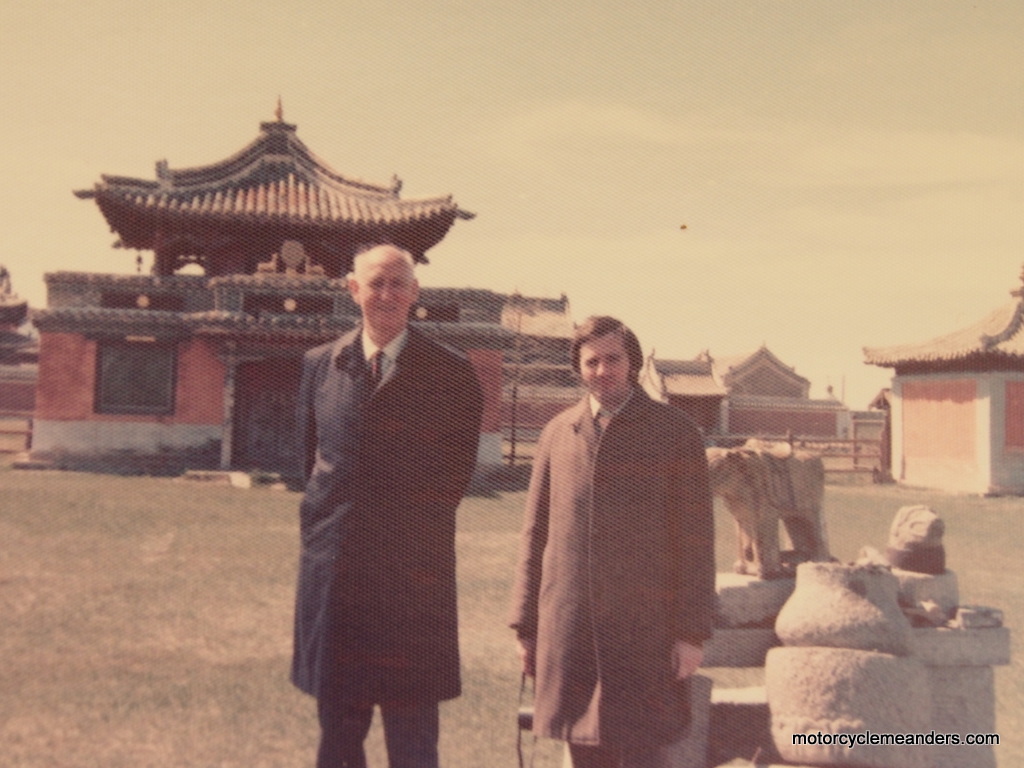 At Erdene Zuu with Sir James Plimsoll 1975