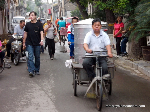 Vendor in our Hutong