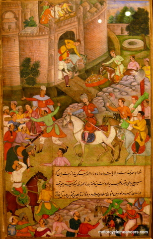 Mughal era miniature painting