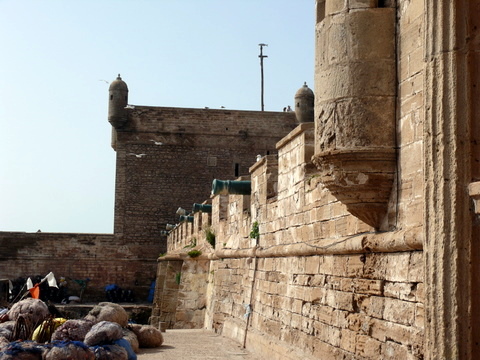 Section of ramparts in Essaouria