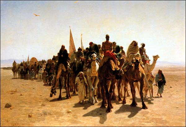 Pilgrims heading to Mecca