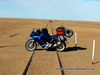 Across old Ghan Track