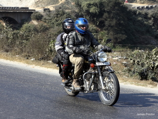 Dylan and Granddad in Nepal