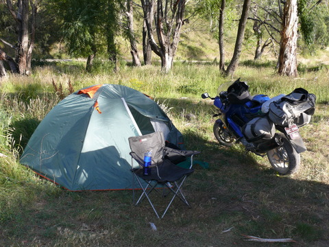 Camping on the Goodradigbee River