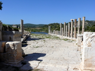 Ruins in the ancient city of Patara