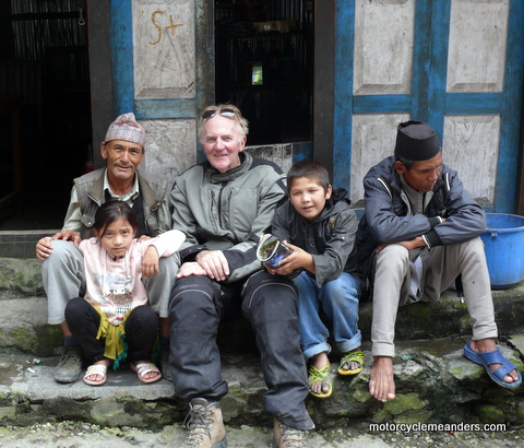 At Nepali side of border