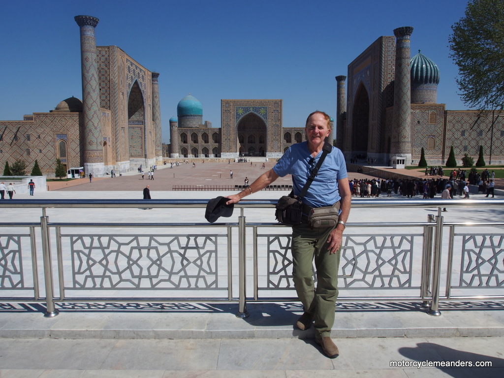 At Registan Square, Samarkand