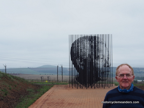 Monument at Mandela capture site