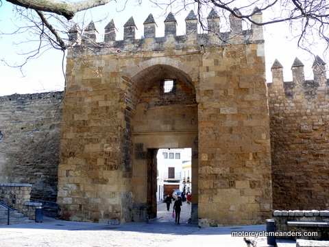 Almodovar Gate, old walls, Cordoba