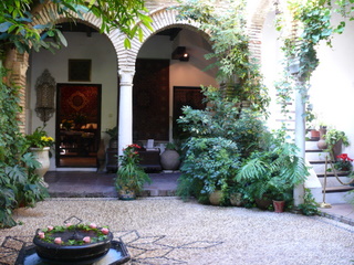 Courtyard of Salmas house