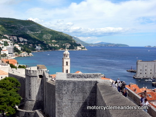 Looking along coast from Dubrovnic