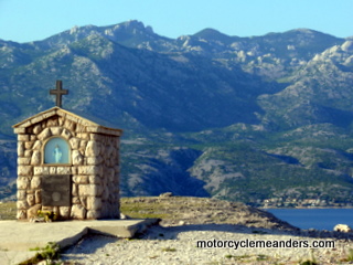 Velebit Mountains of Croatia from Pag Is