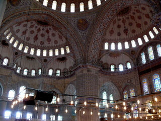 Inside the Blue Mosque