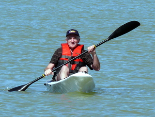 Kayaking on Lake Maraboon