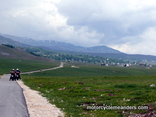 Plateau in mountains of Montenegro