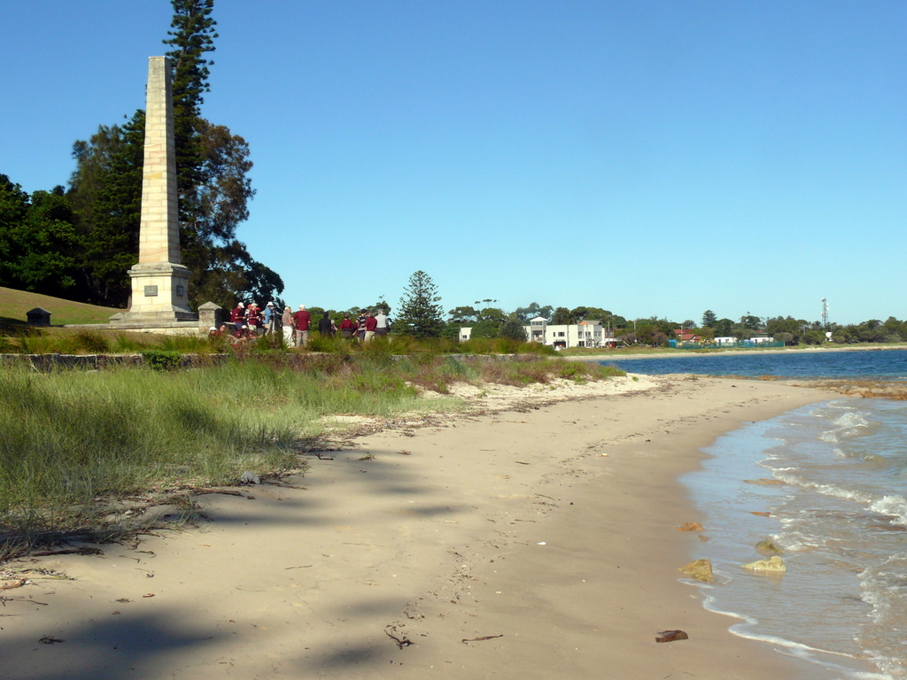 Cooks landing monument