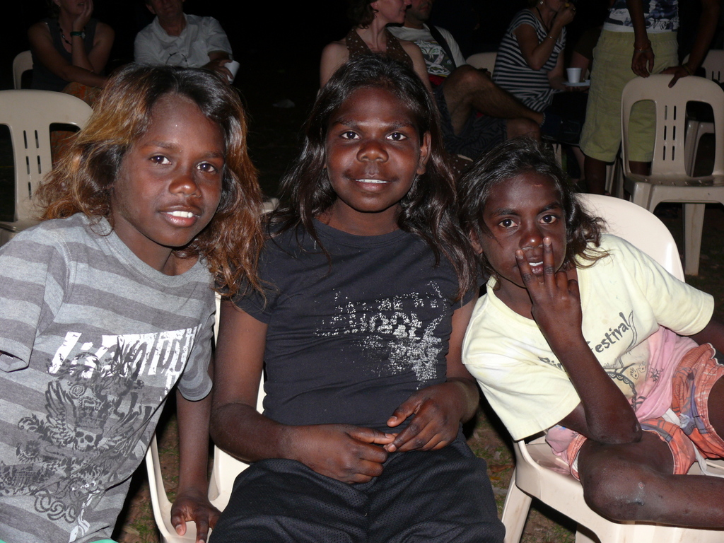 Kids at Jawoyn Party, Katherine NT