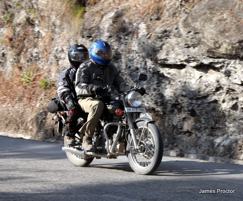 Riding with Dylan to Pokhara