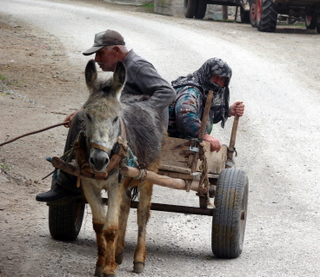 A local couple in the village we visited